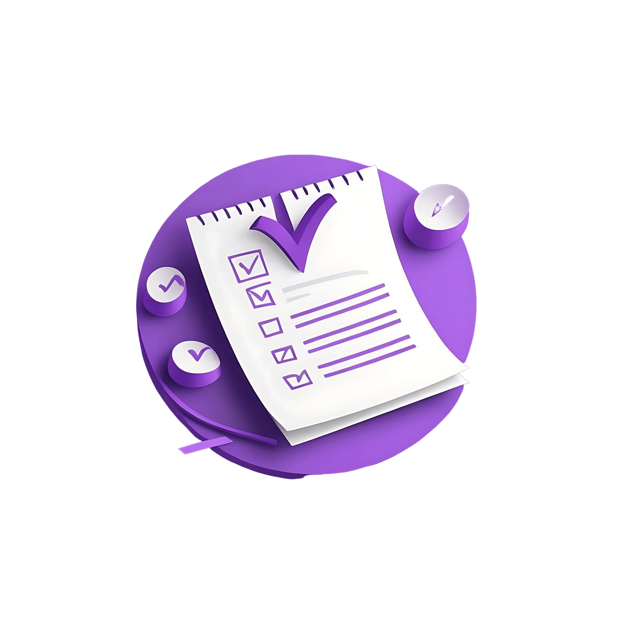 3d-notes-with-check-mark-cartoon-icon-isolated-purple-background (1)